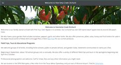 Desktop Screenshot of henriettacreekorchard.com